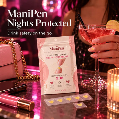 ManiPen SafeSip™ - Drink Testing Nail Stickers